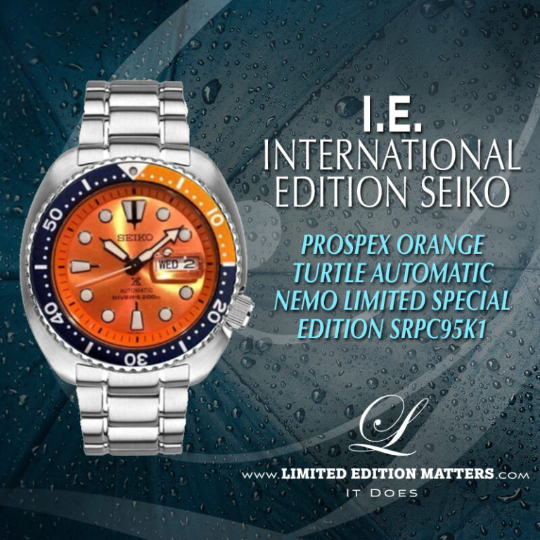 seiko prospex orange turtle